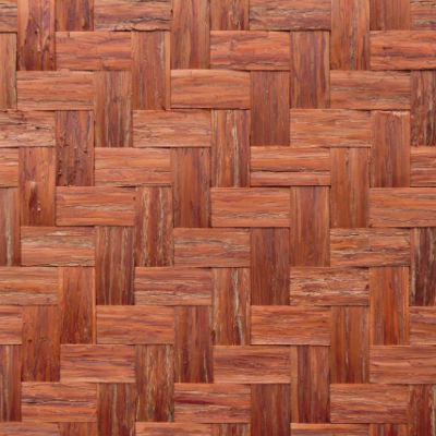 杉皮柾石畳網代の拡大写真