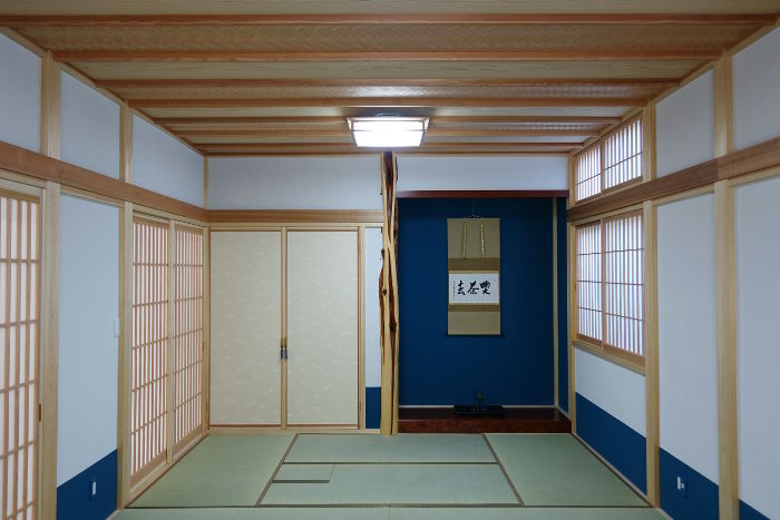 和室の網代天井