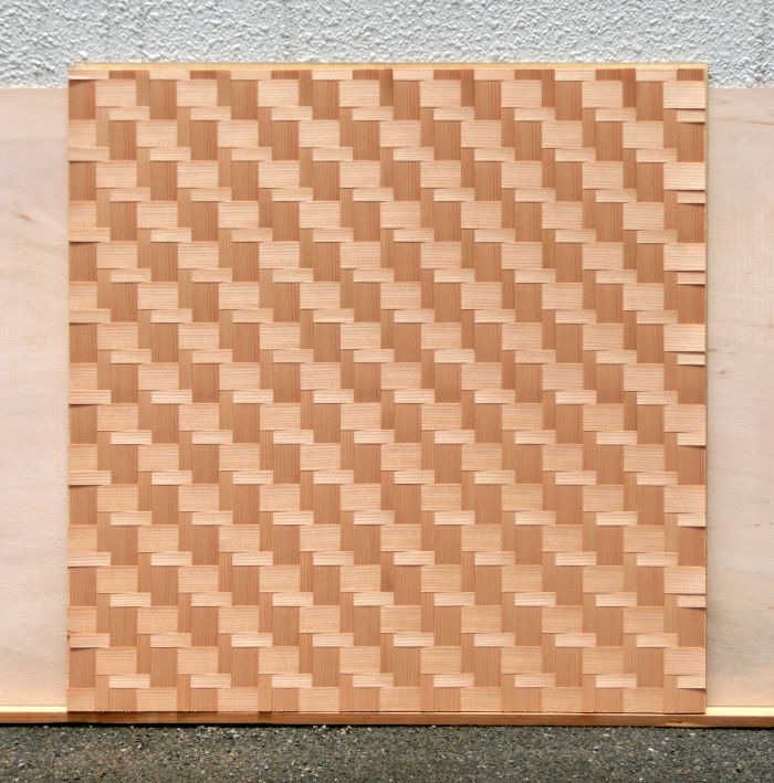杉柾親子石畳網代3尺×3尺