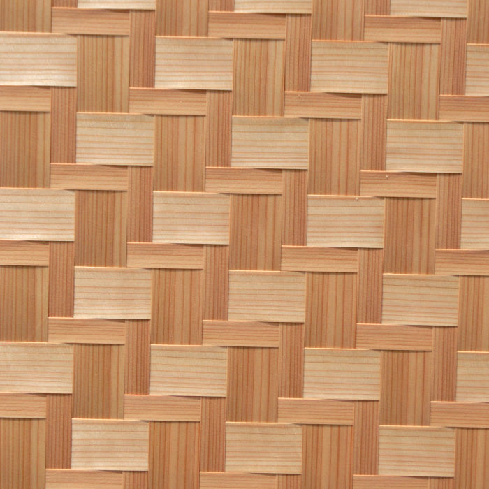 杉柾親子石畳網代の部分