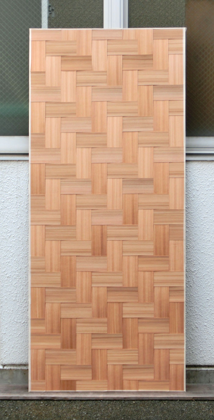杉柾巾広石畳網代の全体画像