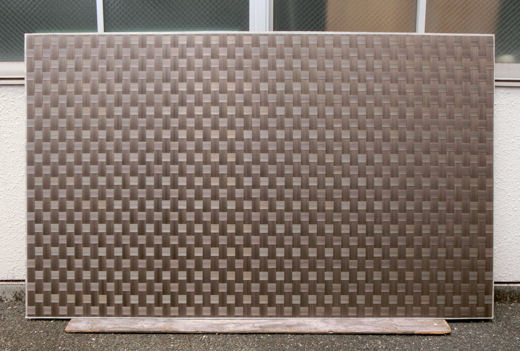 杉柾矢羽根網代の全体