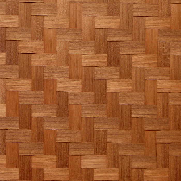 チーク石畳網代代3尺×6尺の部分画像