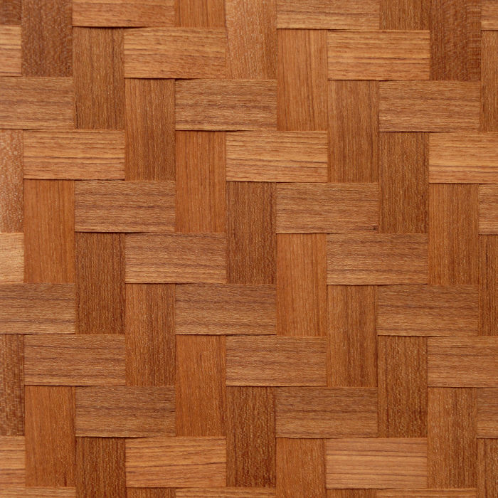 チーク石畳網代代3尺×6尺の部分画像