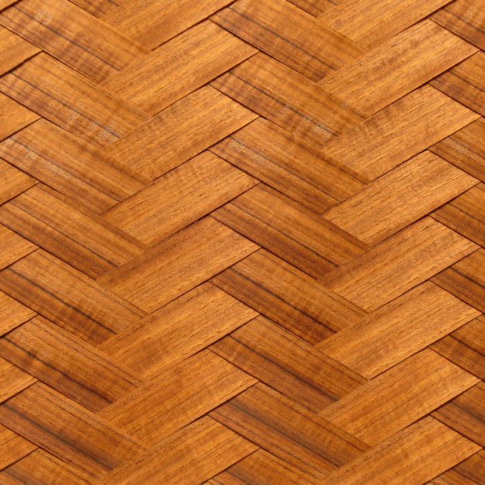 チーク矢羽根網代寸法幅1000高さ400の部分