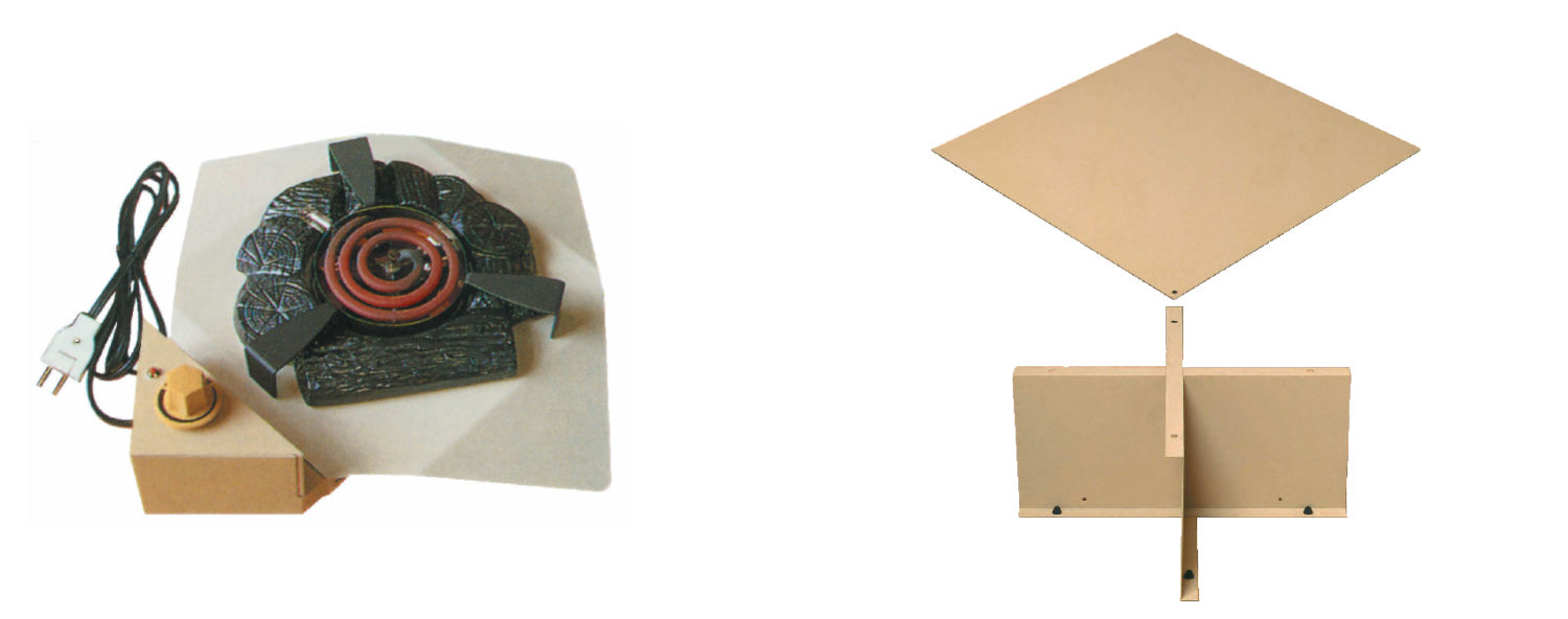 炭型電気ヒーターセット